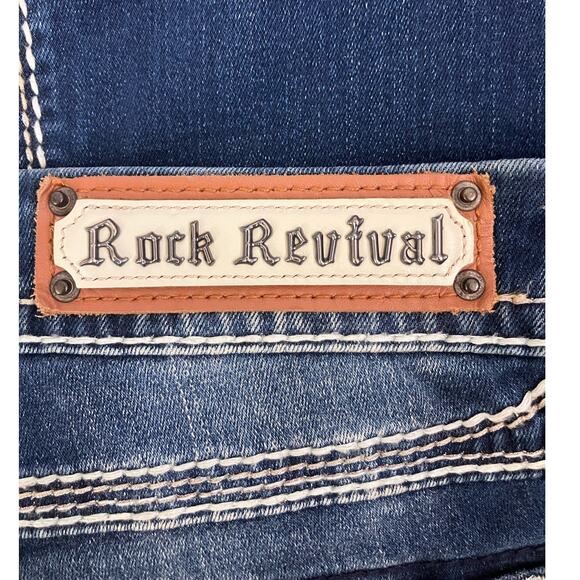 Rock Revival Vaness Boot Cut Jeans Size 28 - Picture 8 of 10